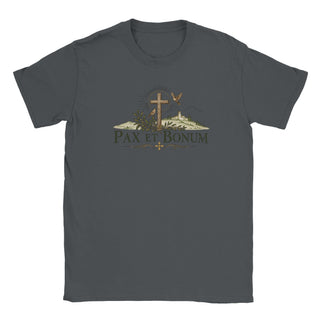 St. Francis of Assisi Pax et Bonum Cross and Birds T-Shirt - view 2