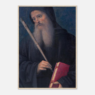St. Benedict Portrait Framed Print - view 24