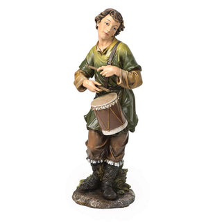 27-Inch Scale Drummer Boy Colored Nativity 24-Inch H