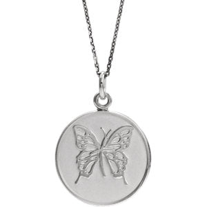 Sterling Silver Loss of a Mother 18" Necklace