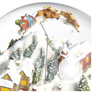 8-Inch Musical Santa Train Dome Rotating Train 150Mm