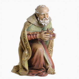 27-Inch Scale Color Kneeling King 16-Inch For Nativity