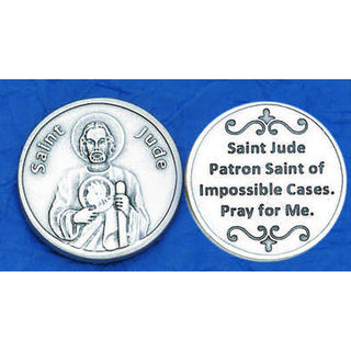 25-Pack - Religious Coin Token - St Jude with Prayer