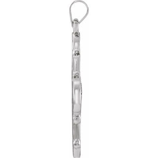 14K Yellow Dagmar Cross Medal Pendant
