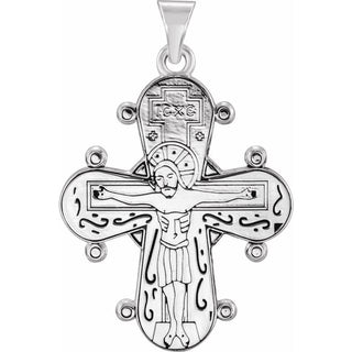 14K Yellow Dagmar Cross Medal Pendant