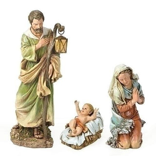 3-Piece Set 27-Inch Scale Holy Family Color - 6.25-Inch X 27.5-Inch