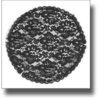 Black Chapel Veil (Mantilla) In Clear Case