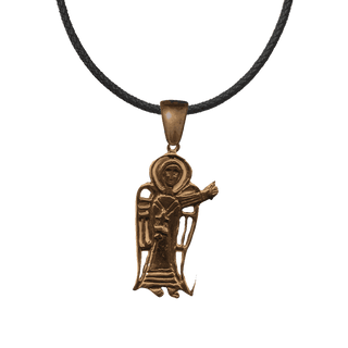 Vintage Bronze St. Gabriel the Archangel Figural Medal
