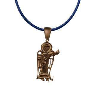 Vintage Bronze St. Gabriel the Archangel Figural Medal