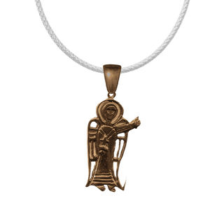 Vintage Bronze St. Gabriel the Archangel Figural Medal
