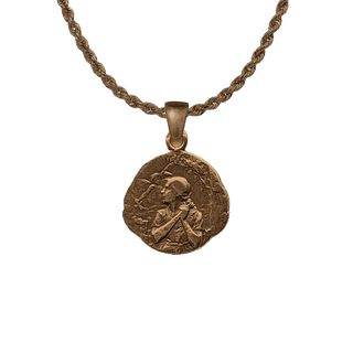 Vintage Bronze Joan of Arc at the Stake