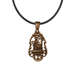 Vintage Bronze St. Anne Teaching the Virgin