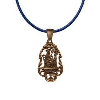 Vintage Bronze St. Anne Teaching the Virgin