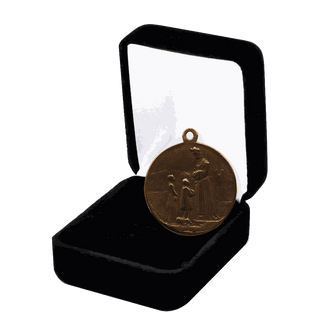 Vintage Bronze Our Lady of La Salette Medal