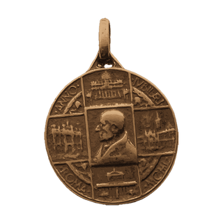 Vintage Bronze Roman Holy Year Jubilee Medal