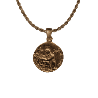 Vintage Bronze St. Mary Magdalene Medal