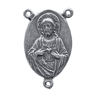 Vintage Sterling Silver Sacred Heart and Perpetual Help Center