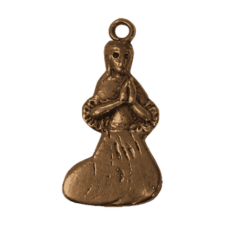 Vintage Bronze Praying Woman Milagro