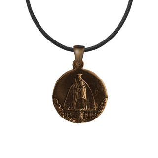 Vintage Bronze Our Lady of the Pillar of Chartres Medal