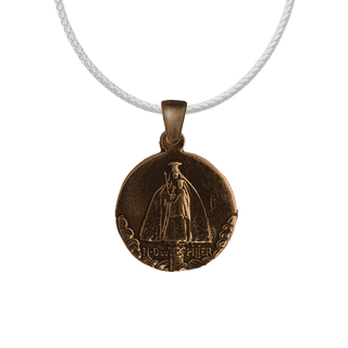 Vintage Bronze Our Lady of the Pillar of Chartres Medal
