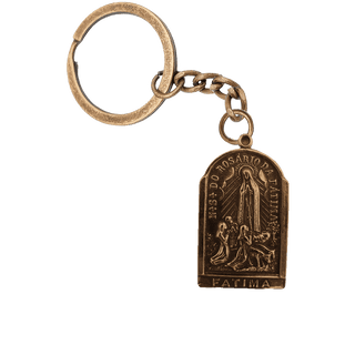 Vintage Bronze Our Lady of the Rosary of Fatima Medal