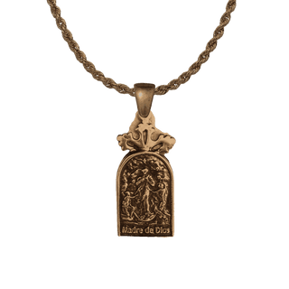 Vintage Bronze Our Lady, Untier of Knots Medal