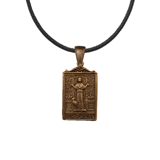 Vintage Bronze St. Agnes of Rome Plaque Medal