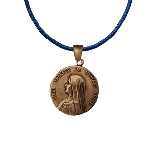 Vintage Bronze St. Thérèse of Lisieux Medal