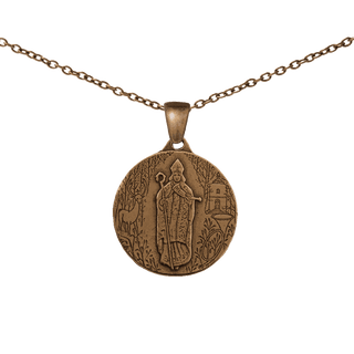 Vintage Bronze St. Hubert Commemorative Medal
