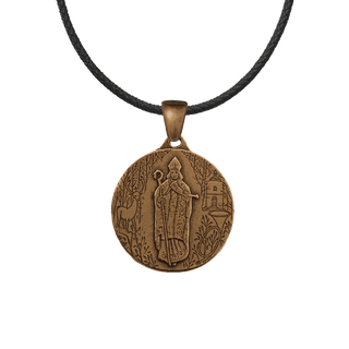 Vintage Bronze St. Hubert Commemorative Medal