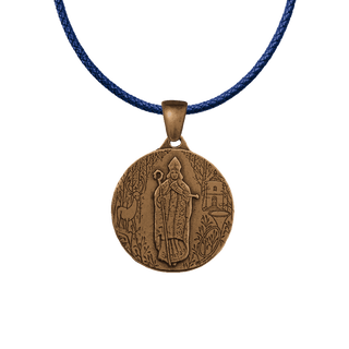 Vintage Bronze St. Hubert Commemorative Medal