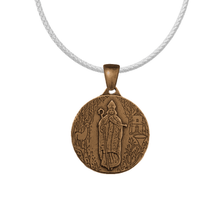 Vintage Bronze St. Hubert Commemorative Medal