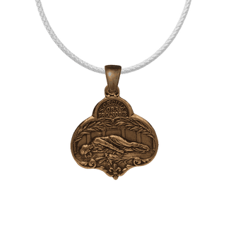 Vintage Bronze St. Cecilia Medal, Catacombs of Rome