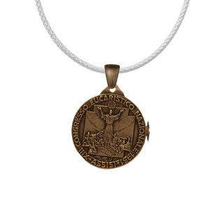 Vintage Bronze Assisi Eucharistic Congress Medal