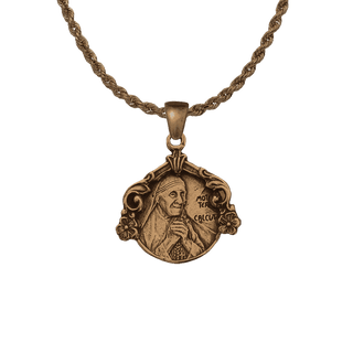 Vintage Bronze Mother Teresa I Thirst Medal
