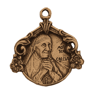 Vintage Bronze Mother Teresa I Thirst Medal