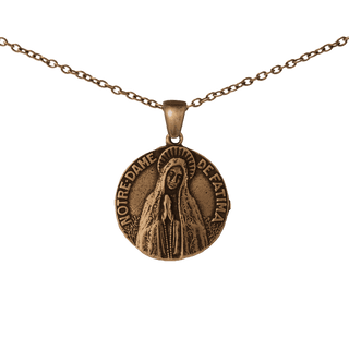 Vintage Bronze Our Lady of Fatima Peace Medal