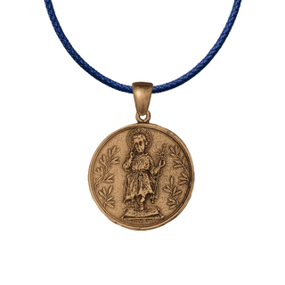 Vintage Bronze Holy Child Medal, Consecration of 1914