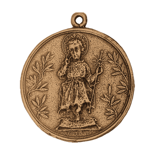Vintage Bronze Holy Child Medal, Consecration of 1914