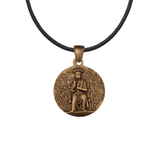 Vintage Bronze St. Peter Enthroned and Pope Pius XI Medal