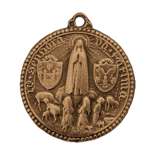 Vintage Bronze Fatima 1951 Holy Year Closing Medal