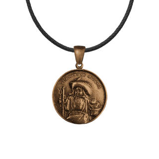 Vintage Bronze Santo Nino de Atocha Medal