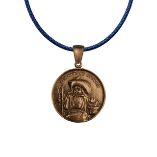 Vintage Bronze Santo Nino de Atocha Medal