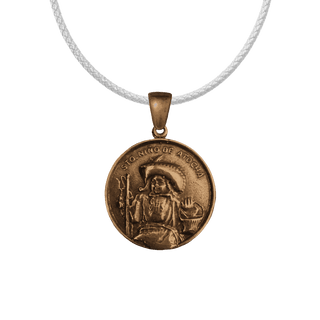Vintage Bronze Santo Nino de Atocha Medal