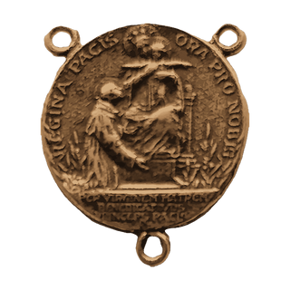 Vintage Bronze Regina Pacis, Queen of Peace Center