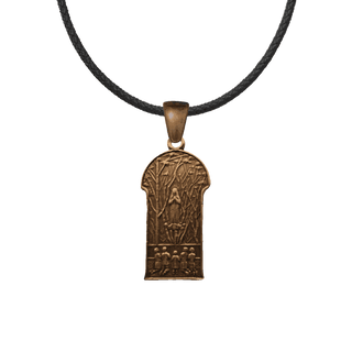 Vintage Bronze Our Lady of Beauraing Medal