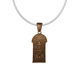 Vintage Bronze Our Lady of Beauraing Medal