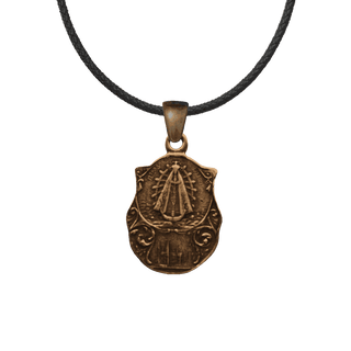 Vintage Bronze Our Lady of Lujan Medal, Argentina
