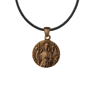 Vintage Bronze St. Raphael and St. John of God Medal