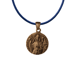 Vintage Bronze St. Raphael and St. John of God Medal
